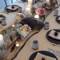 A harvest tablescape for an intimate dinner