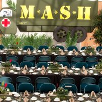 Mash TV mess hall takes shape in the Crystal Gardens