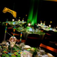 Colourful gaming centerpieces created